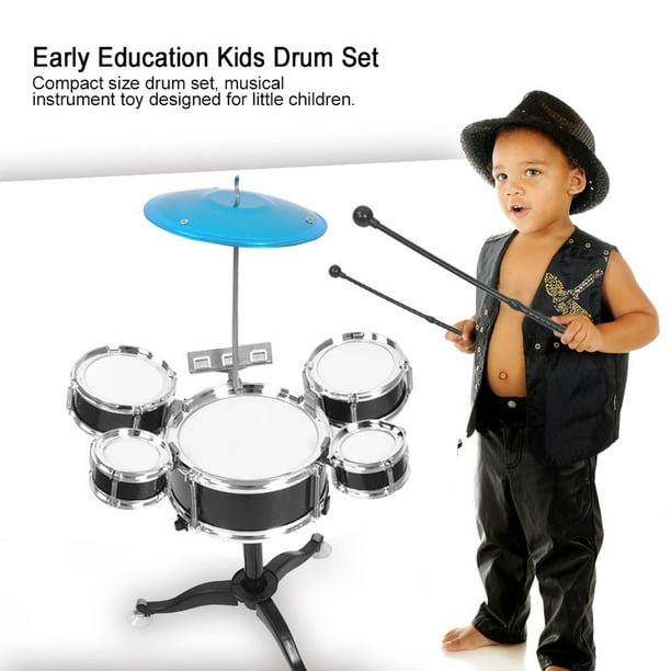 Junior Kids Drum Set Kids Toy Drum Set Drum Set For Kids Early Education Kids Drum Set Beginners Musical Instrument Children s Toys
