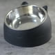 thumbnail image 5 of Comedero automático de 3 piezas, cuenco individual elevado 15 grados para gatos y perros Blanco y Negro y Rosa, 5 of 9