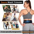 thumbnail image 5 of KIWI RATA Waist Trimmer for Women, Waist Trainer Sauna Belt, Neoprene Waist Cincher, Sauna Slimming Girdle Weight Loss, 5 of 6