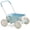Blue, variant on Kidpop Pula First Learner Baby Push Walker and Toddler Wagon with Wheels for Indoor Outdoor, 6 to 12 Months, Red