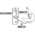 thumbnail image 2 of Febest REPAIR KIT FRONT STABILIZER LINK 6 PCS # MSB-735 OEM MB831039, 2 of 2