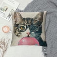 thumbnail image 2 of GOSMITH  Throw Pillow Covers Cat Pillow Cases Animal Kitty Pillowcase Cushion Cover for Couch Bed Sofa Patio Car, 2 of 5