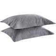 thumbnail image 5 of HTOOQ 2 Pack King Pillow Shams (20" X36(King), Grey), 5 of 5