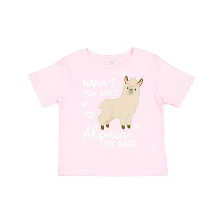 

Inktastic Nana s You Say Alpaca My Bags Gift Toddler Boy or Toddler Girl T-Shirt