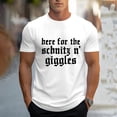 thumbnail image 5 of Razzly Men T Shirts Funny Print Graphic Tee Comfortable Short Sleeve Casual Summer Top for Daily Wear Outdoor Activities(White,M), 5 of 6