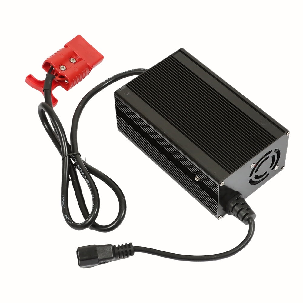 findmall 24V Floor Scrubber Pallet Jack Battery Recharger with SB120 120A Connector RED