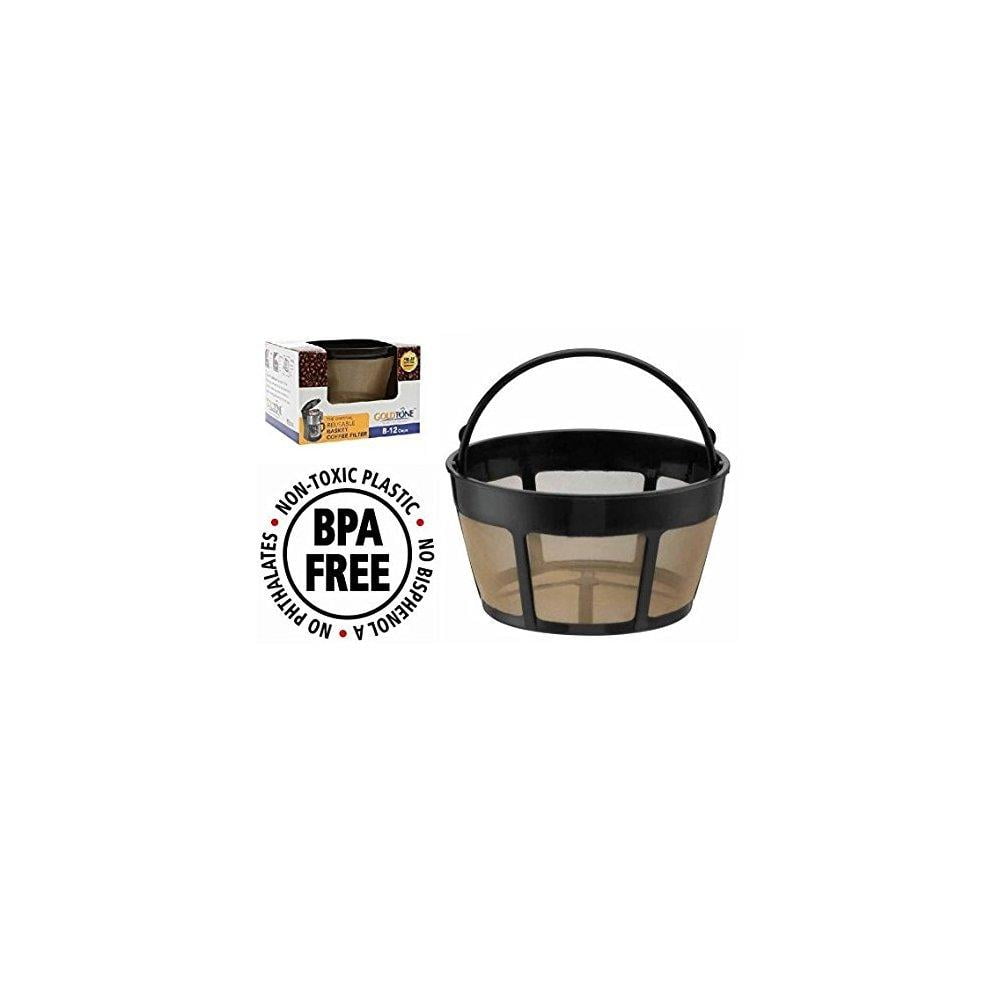 Reusable 8-12 Cup Basket Coffee Filter for Hamilton Beach and Cuisinart Makers 