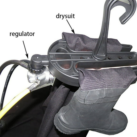 2 x drysuit hanger-black