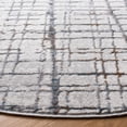 thumbnail image 3 of SAFAVIEH Sonoma Thomas Abstract Area Rug, Ivory/Grey, 6'7" x 6'7" Round, 3 of 7