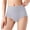 Silver, variant on ZNQHFRE Women Menstrual Panties High Waisted 3 Layer Breathable Leakproof Period underwear Silver L