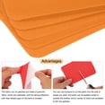 thumbnail image 3 of Parches de tela Uxcell termoadhesivos Naranja 4.9"x3.7" para ropa Paquete de 10, 3 of 6