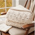 thumbnail image 6 of Halloween Throw Blanket with Cute Spooky Embroidery, Cozy Soft Warm Fall Throw for Couch Bedroom Living Room, Ideal Gift Home Decorative Accent(27.6"*39.4",Ghost), 6 of 8