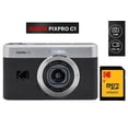 thumbnail image 2 of Kodak PIXPRO C1 Compact Digital Camera (BLACK) with 4X Zoom, 13MP, 2.8” LCD, LED Flash, Full HD 1080p Video Recording, Plus a Free 16GB Kodak Memory Card, 2 of 10
