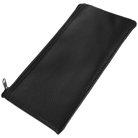 

HOMEMAXS Wireless Microphone Bag Zippered Microphone Pouch Leather Microphone Bag Holder with Zipper