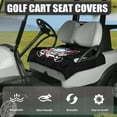thumbnail image 2 of SEANATIVE American Flag Golf Cart Seat Cover Universal Golf Cart Seat Towel Blanket with Front Pockets Comfortable Golfcart Cushion for 2 Person Seats Cart Seat Cover Accessories Decor, 2 of 7