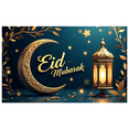 thumbnail image 6 of Eid Mubarak Moon Lanterns Stars Backdrop Banner for Eid Celebrations Party Supplies Photography Props Home Decoration Festive Atmosphere Decor, 6 of 7