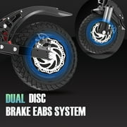 SMATEIGHT Foldable Adults Electric Scooter, 60V 3200W E-scooter Dual Motors, 45MPH & 50Miles, 10 All-terrain Tires Dual Disc Brake, Full Suspension