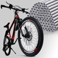 thumbnail image 1 of Réflecteur de Rayons de Vélo, Tubes Réflecteurs de Rayons de Vélo Visibilité 360°, Réflecteur de Roue de Bicyclette Rayons Réfléchissants pour Tous les Rayons de Vélo Standard 48 Pcs YH, 1 of 5