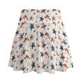 thumbnail image 2 of HELLHERO Built-in Shorts Tennis Skirt for Daily Wear Party, Star Pattern Design Polyester Spandex Blend 2 Side Pockets Tennis Skirts High Waisted, 2 of 9