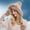 Khaki, variant on Hats Women's Pullover Hat with Three Balls Outdoor Thickening Plus Velvet Cold and Warm Pure Color Knitted Hat Grey