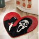 thumbnail image 1 of Alfombrilla de piso espeluznante antideslizante con forma de corazón de Halloween, 1 of 5