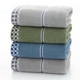 thumbnail image 4 of ERDOUY 1pcs pure cotton Bathroom Hand Towels, Home Soft Cotton Super Soft Highly Absorbent Hand Towel for Shower, Pool, Spa, Gym, Hand Towel for Daily Use 12.99x28.74inch (gray), 4 of 4