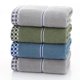 thumbnail image 4 of Nvzi toallas de baño de algodón puro, toalla de mano de algodón suave para el hogar, súper suave, altamente absorbente para ducha, piscina, toalla de mano de 12,99 x 28,74 pulgadas (verde), 4 of 5