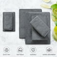 thumbnail image 4 of Green Essen 8 Pieces Extra Large Bath Towel35"x 70" Highly Absorbent Quick Dry Bath Sheets Bath Towel Oversized Clearance Soft Shower Towels for Bathroom Spa Hotel Gym(Dark Grey), 4 of 8