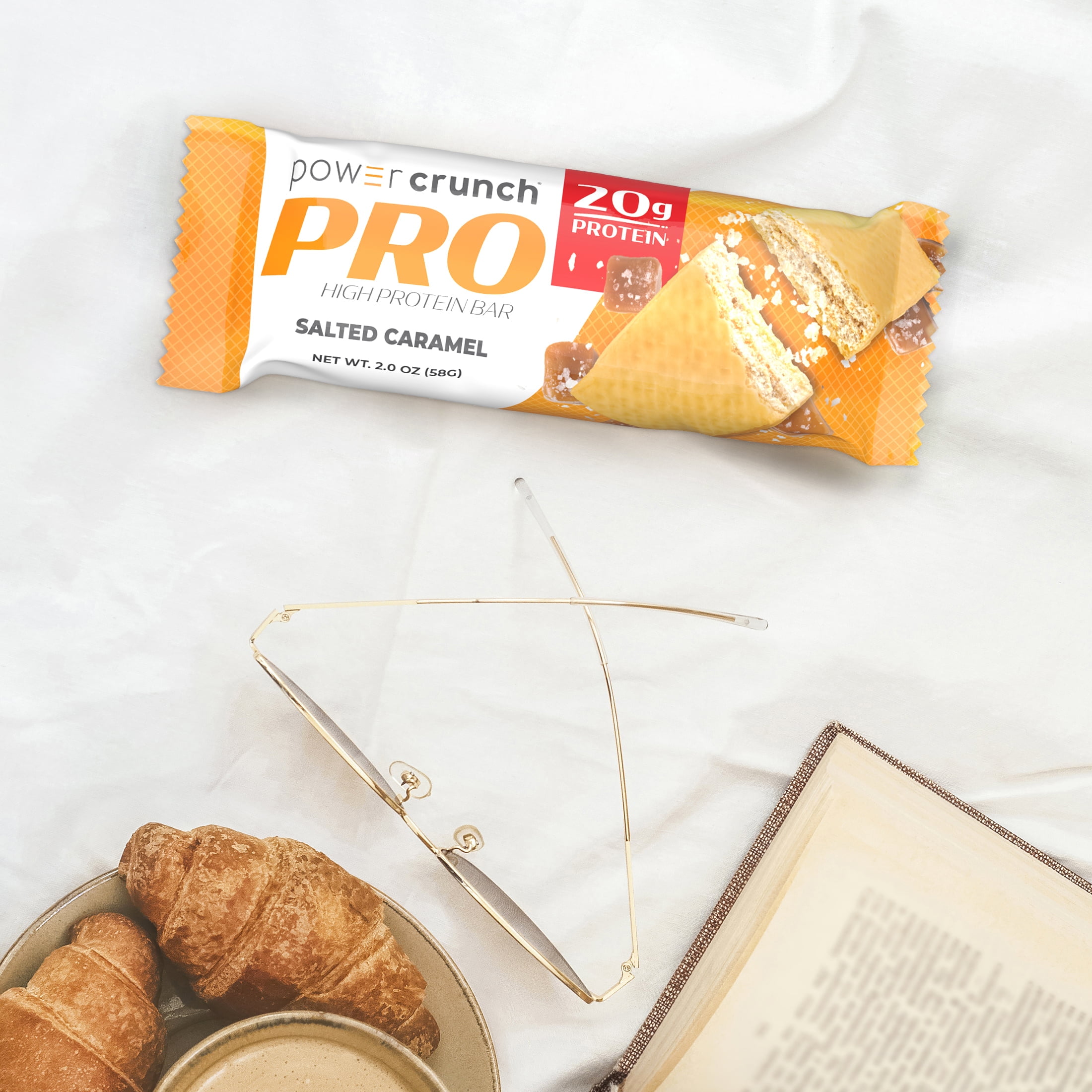 Power Crunch PRO Protein Energy Bar Salted Caramel, 8.2 oz, 4 count