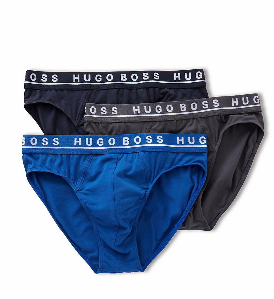 Boss Hugo Boss 0325402 Essential Cotton Stretch Low Rise Briefs - 3 ...