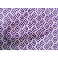 thumbnail image 5 of oneOone Cotton Poplin Purplish Blue Fabric Block Quilting Supplies Print Sewing Fabric By The Yard 56 Inch Wide-IQ, 5 of 5
