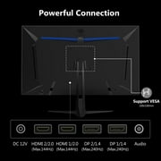 Z-EDGE 27 Inch 240Hz Gaming Monitor, QHD 1440P IPS Display, 1ms MPRT, AMD FreeSync, HDR Support, VESA Mount Compatible
