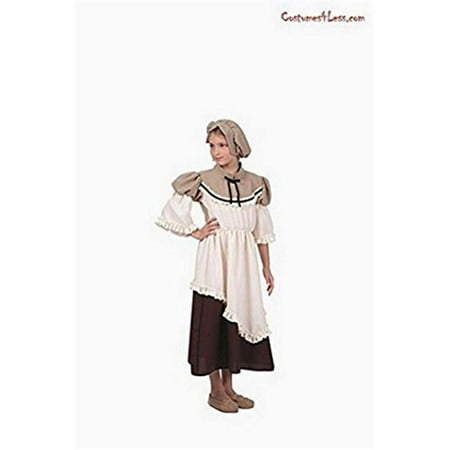 RG Costumes 91231- L Deluxe Colonial Peasant Girl Child -