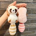 thumbnail image 4 of Exquisite Plush Key Pendant Fully Filled Raccoon Keychain Raccoon Doll Ornament Stuffed Animal Doll Plush Key Chain-week, 4 of 4
