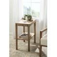 thumbnail image 6 of Kate and Laurel Talcott Mid-Century Rectangle Wood Side Table, 22 x 14 x 26, Natural Wood, Decorative Transitional Two Tier End Table for Use as a Bedroom Nightstand or Living Room Accent, 6 of 7