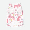 thumbnail image 6 of LNWH Pastel Rainbow Cute Flower Pattern Dog Clothes, Breathable Warm Cotton Pet Clothes 5X-Large, 6 of 8