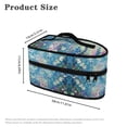 thumbnail image 6 of HELLHERO Watercolor Wildflower Field Iron Carry Case (11.8x6.69x5.5 In) Polyester, Bag Only, 6 of 6