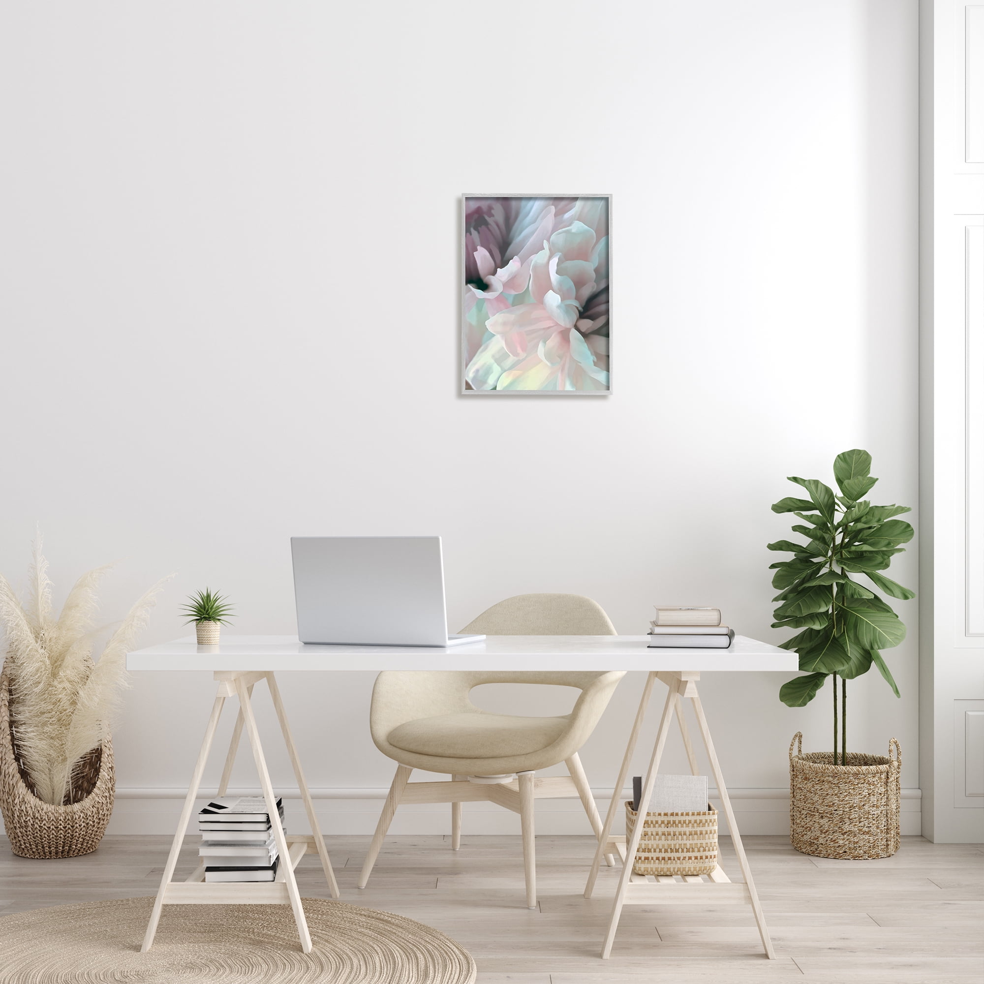 Stupell Industries Blush Flower Petals Meeting Alluring Pink Florals, 16 x 20, Designed by David Pollard