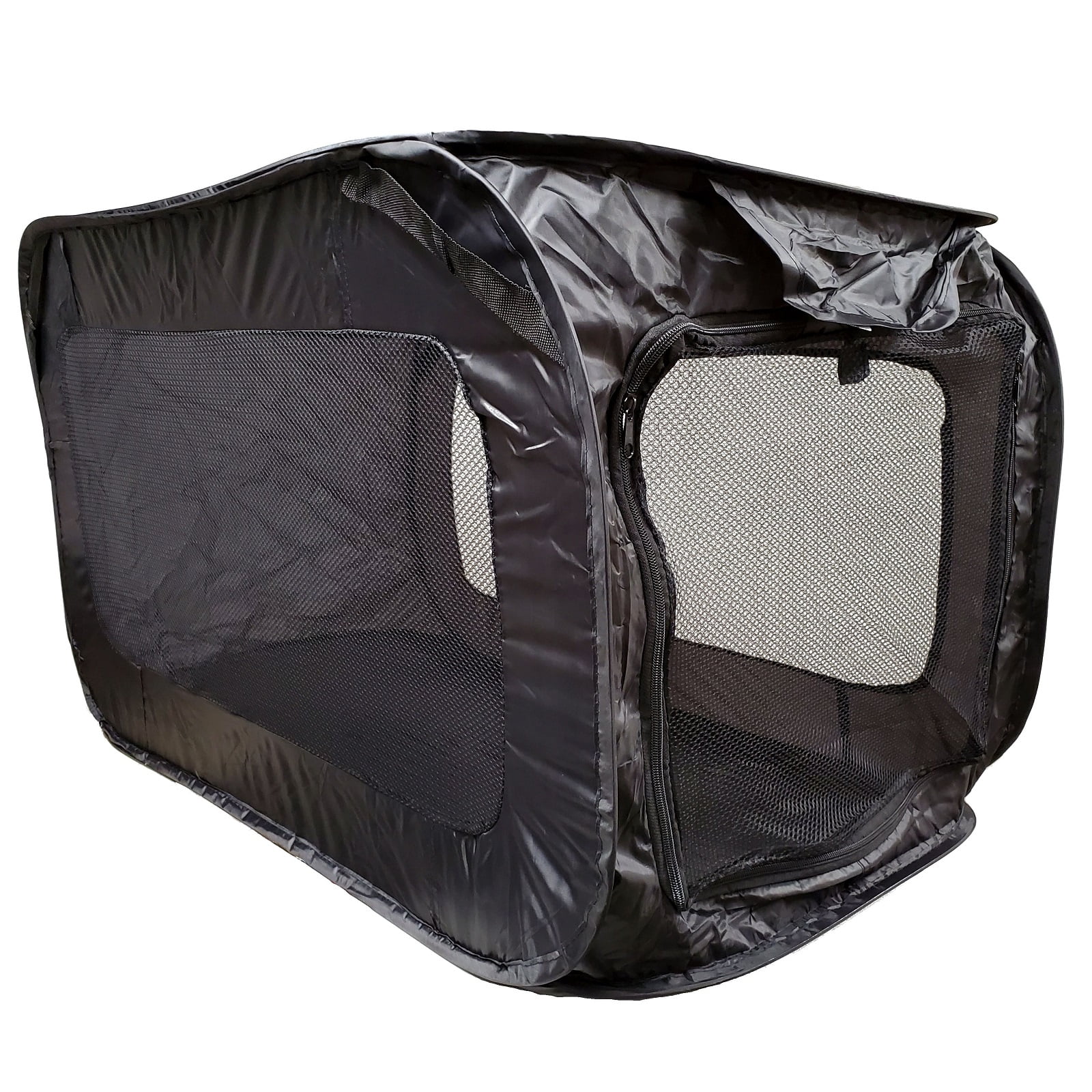 Black Pop Up Dog Kennel for Medium Sized Breeds Puppy Pet 21.2 x 36.6 x