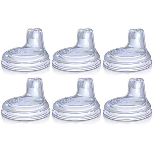 nuby 6 pack replacement silicone spouts for the nuby no spill easy grip cup