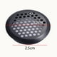 thumbnail image 2 of Rejilla de ventilación de acero inoxidable de 25mm, 5 uds., ventilación de sofito con orificio de malla redonda negra para cocina, baño, gabinete, 2 of 5