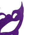 thumbnail image 4 of Xfvqtps Mardi Gras Mask for Women Masquerade Masks Half Face Glitter Sequin Carnival Mask for Makeup Performance Ball Party Purple, 4 of 6