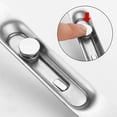 thumbnail image 3 of 2 Pack Verrou de Sécurité en Acier Inoxydable de 4 Pouces pour Porte Coulissante avec Vis d'Installation, 3 of 5