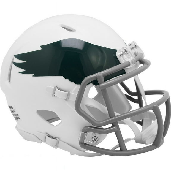 Philadelphia Eagles 1969-1973 Throwback Riddell NFL Speed Mini Helmet