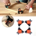 thumbnail image 2 of Clampas de ángulo de 90 grados, Clamps para carpintería, conjunto de 4 fijadores de clip de esquina de abrazadera de ángulo multifunción para carpintería, ingeniería, marco de fotos DIY Han, 2 of 4