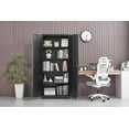 thumbnail image 6 of Metal Storage Cabinet with Adjustable Shelves, Garage Cabinet with 2 Lockable Doors, Garage Storage Cabinet, Kitchen Pantry Cabinet - 71'H, Black, 6 of 18