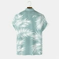 thumbnail image 7 of Mens Hawaiian Shirt Short Sleeve Button Down Shirts Tropical Floral Summer Beach Shirts,S-3XL, 7 of 7