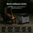thumbnail image 2 of ABOK Ark3600 Portable Power Station 3840Wh 3600W Solar Generator LiFePO4 Battery for Home Backup and Outdoor Use, 2 of 9