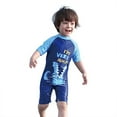 thumbnail image 6 of TAIAOJING Boys One-Pieces Dinosaur & Crocodile Swimsuit Summer Pool Hawaii Tropical Beachwear With Swim Cap Quick Dry Surf Suit For Toddler To Big Kids Sunscreen Sun Protection Relaxed Fit 5-6Y, 6 of 8