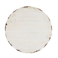 thumbnail image 5 of Powell Renck Round Indoor End Table, 28" Tall, Distressed White, 5 of 8